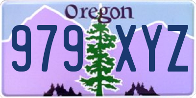 OR license plate 979XYZ