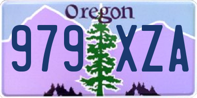 OR license plate 979XZA