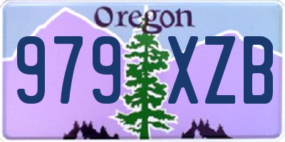 OR license plate 979XZB