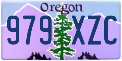 OR license plate 979XZC