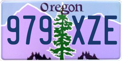 OR license plate 979XZE