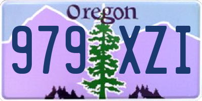 OR license plate 979XZI