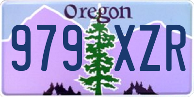 OR license plate 979XZR