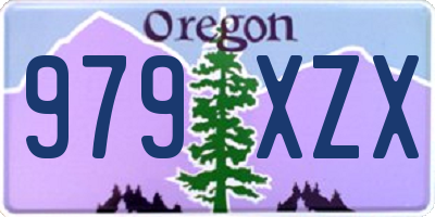 OR license plate 979XZX