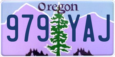 OR license plate 979YAJ