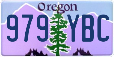 OR license plate 979YBC