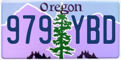 OR license plate 979YBD