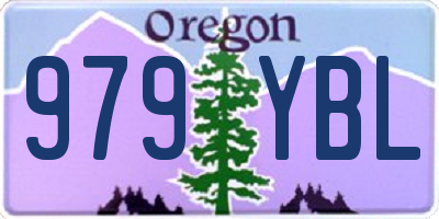 OR license plate 979YBL