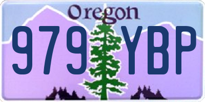 OR license plate 979YBP