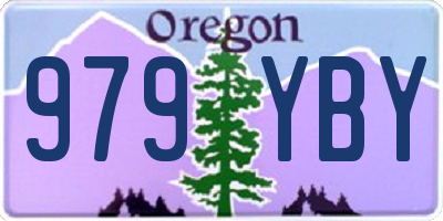 OR license plate 979YBY