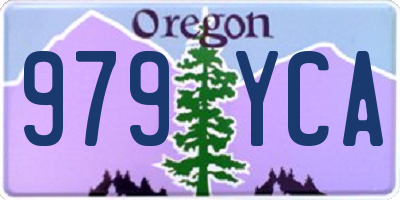 OR license plate 979YCA