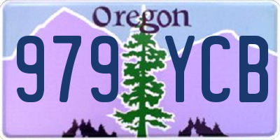 OR license plate 979YCB