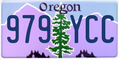 OR license plate 979YCC