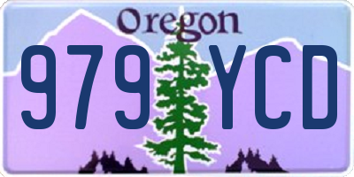 OR license plate 979YCD