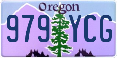 OR license plate 979YCG