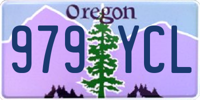 OR license plate 979YCL