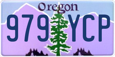 OR license plate 979YCP