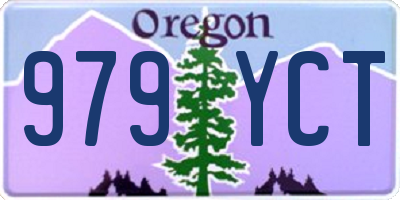 OR license plate 979YCT