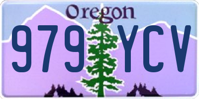 OR license plate 979YCV