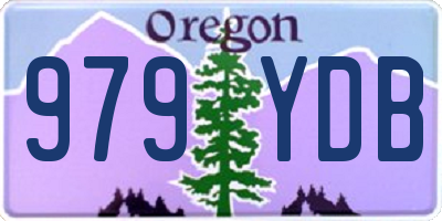 OR license plate 979YDB