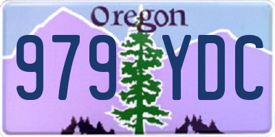 OR license plate 979YDC