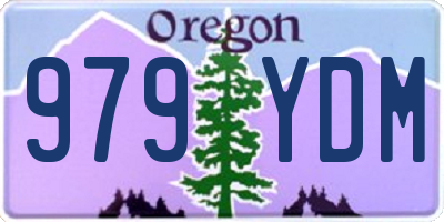 OR license plate 979YDM