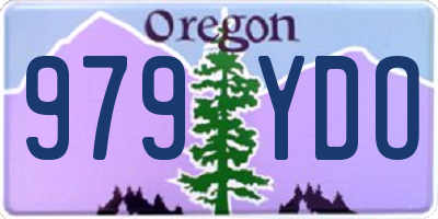 OR license plate 979YDO