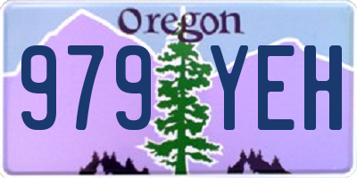 OR license plate 979YEH