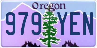 OR license plate 979YEN