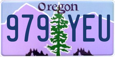 OR license plate 979YEU