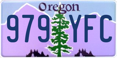 OR license plate 979YFC