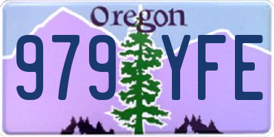 OR license plate 979YFE