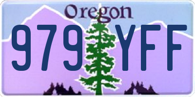 OR license plate 979YFF