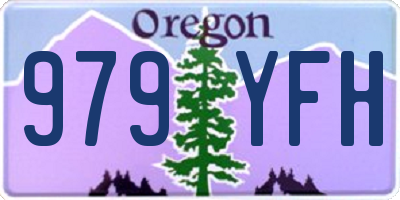 OR license plate 979YFH