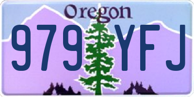 OR license plate 979YFJ