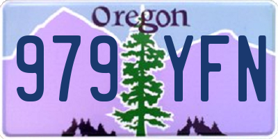 OR license plate 979YFN