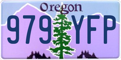 OR license plate 979YFP