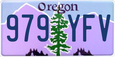 OR license plate 979YFV