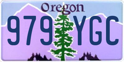 OR license plate 979YGC
