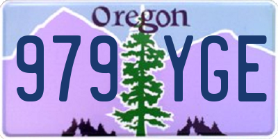 OR license plate 979YGE