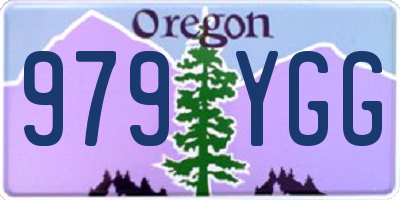 OR license plate 979YGG