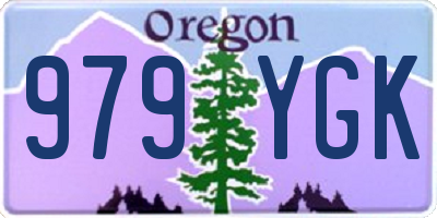 OR license plate 979YGK