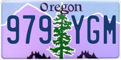 OR license plate 979YGM