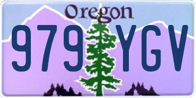 OR license plate 979YGV