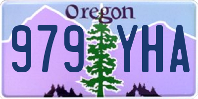 OR license plate 979YHA