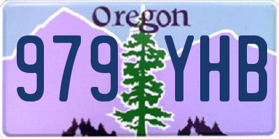 OR license plate 979YHB
