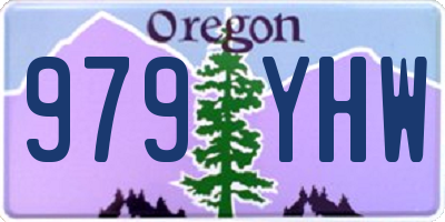 OR license plate 979YHW