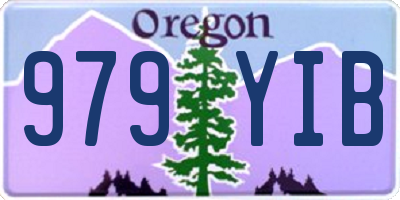 OR license plate 979YIB