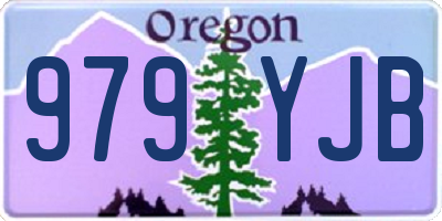 OR license plate 979YJB