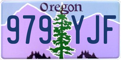OR license plate 979YJF